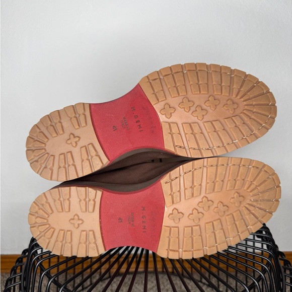 M. Gemi Brown Suede Lace-Up Boots Size 10 - Picture 6 of 7